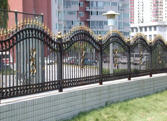 Dalgalı Modüler Ferforje Çevre Korkuluğu - Yenikent Metal Ankara