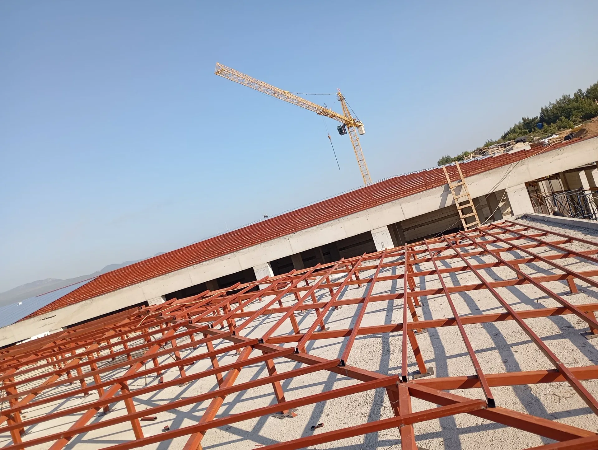 Betonarme Bina Üzeri Çatı Ankara Metal