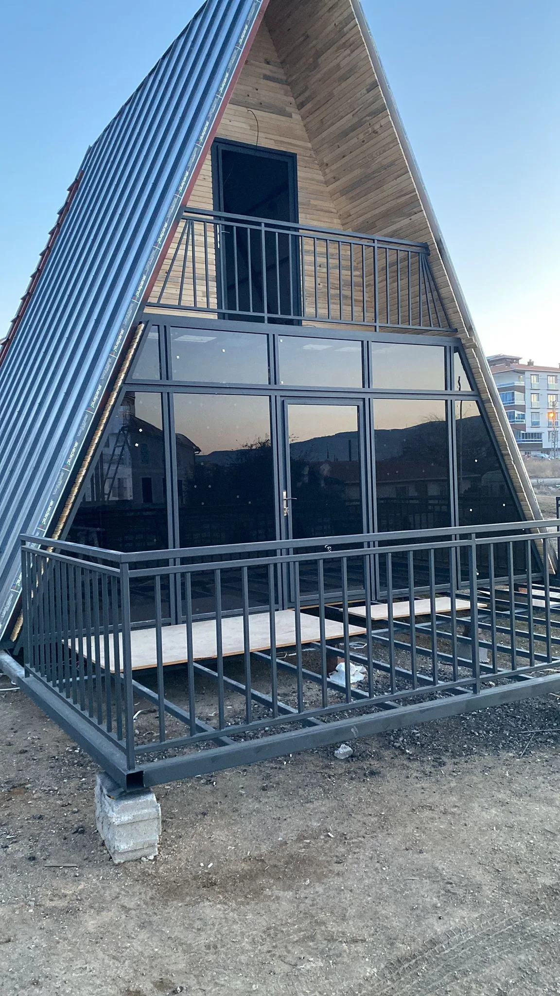 Çelik Konstrüksiyon Ev Modeli - Yenikent Metal Ankara